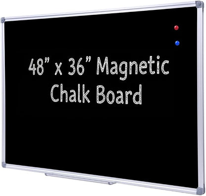 36 x 48 Inch School Large Black Chalkboard by DexBoard