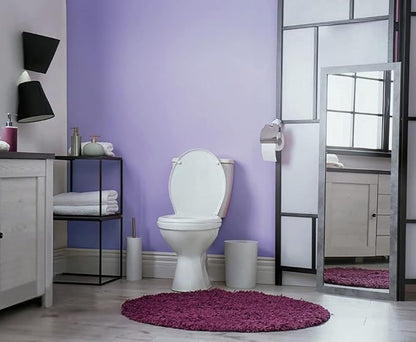 118"x17.7" Purple Wallpaper Solid Color Peel and Stick Wallpaper Purple Contact - Image 6