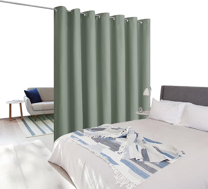 NICETOWN Room Divider Curtain Screen Partition, Vertical Blind - Image 2