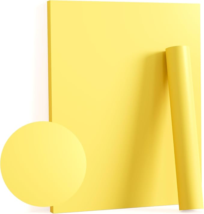 Dimoon 236''x17.7'' Yellow Peel and Stick Wallpaper Contact Paper Modern Self by DIYYOURMOON