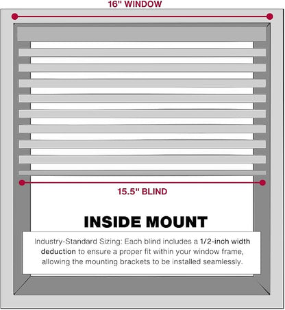 LOTUS & WINDOWARE Cordless Mini Blind, Window Blinds - Image 7