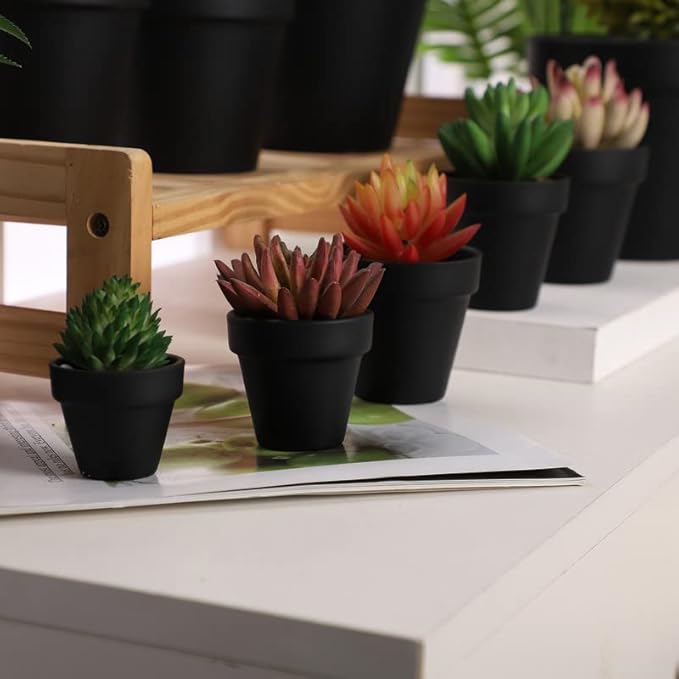 Yishang 72 pcs Small Mini Black Clay Pots, 2.5'' Terracotta Pot Clay Ceramic Pottery Planter,Cactus Flower Terra Cotta Pots,Succulents Nursery Pots,with Drainage Hole,Great for Crafts,Wedding Favor