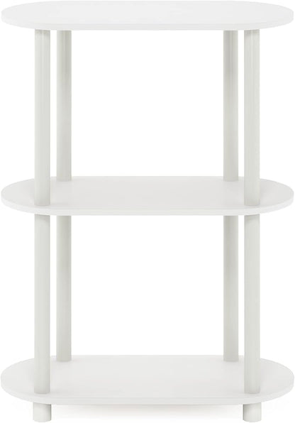 Furinno Turn-N-Tube No Tools 3-Tier Modern Oval Side Display Rack - Image 6