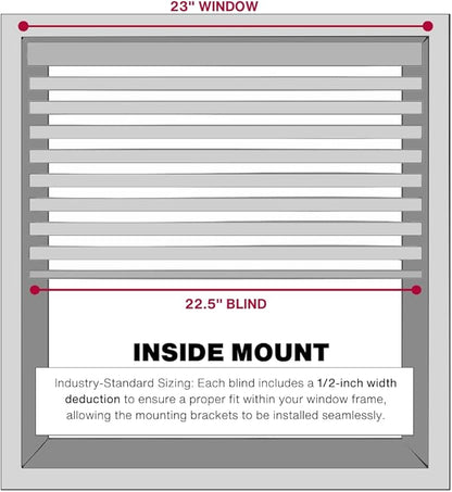 LOTUS & WINDOWARE Cordless Mini Blind, Window Blinds - Image 7