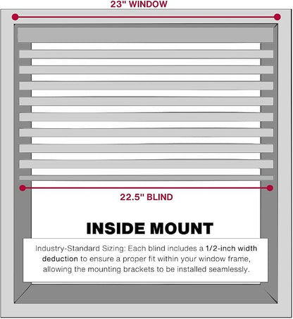 LOTUS & WINDOWARE Cordless Mini Blind, Window Blinds - Image 7