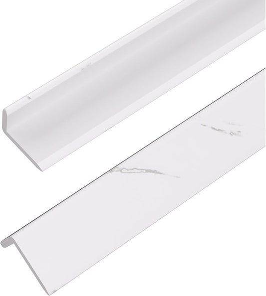 OUZUGIE 8-Pack 57 Inches, WPC Slat Wall Panel Trim, Corner Guard by OUZUGIE