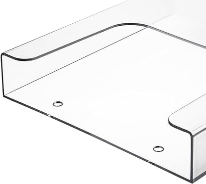 3 Pack Acrylic Brochure Holder, 8.5 x 11 Inch Brochure Holder Wall Mount - Image 4