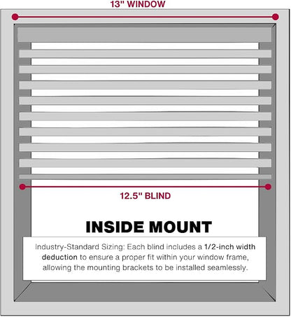 LOTUS & WINDOWARE Cordless Mini Blind, Window Blinds - Image 4