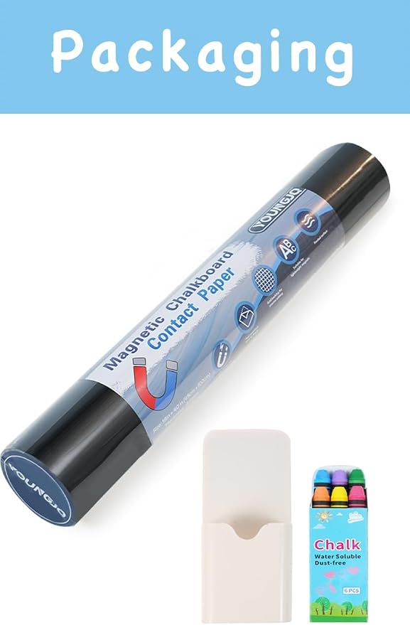YOUNGJQ Magnetic Chalkboard Contact Paper - Image 3