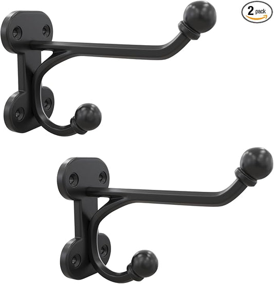 Rustic Wall Hooks: Heavy Duty Cast Iron Hooks, Suitable by Alworg