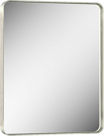 Keonjinn 24 x 30 Inch Brushed Nickel Bathroom Mirrors - Image 9
