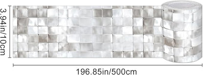 HOMETITUTE Wallpaper Border Peel and Stick Decorative Wall Trim Self Adhesive - Image 3