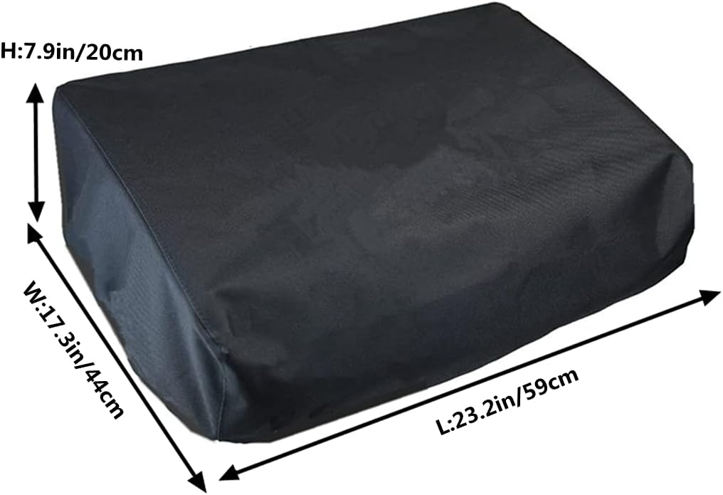 Heavy Duty Grill Cover Compatible with 1666 Blackstone 22inch Tabletop Griddle Without Hood, Also Compatible with Royal Gourmet PD1202S and Cuisinart CGG-501, Waterproof & Windproof