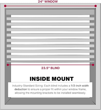 LOTUS & WINDOWARE Cordless Mini Blind, Window Blinds - Image 4