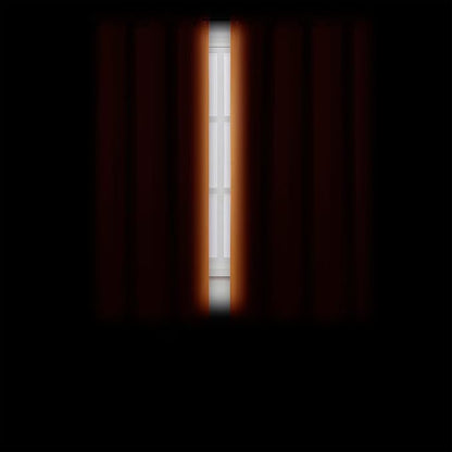 LEMOMO Orange Blackout Curtains/38 x 54 Inch/Set of Two Panels Grommet Living - Image 3