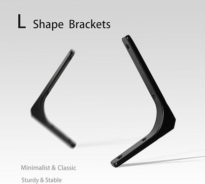 DINZI LVJ Long Wall Shelves, 31.5 Inch Wall Mounted Shelves Set of 2, - Image 10