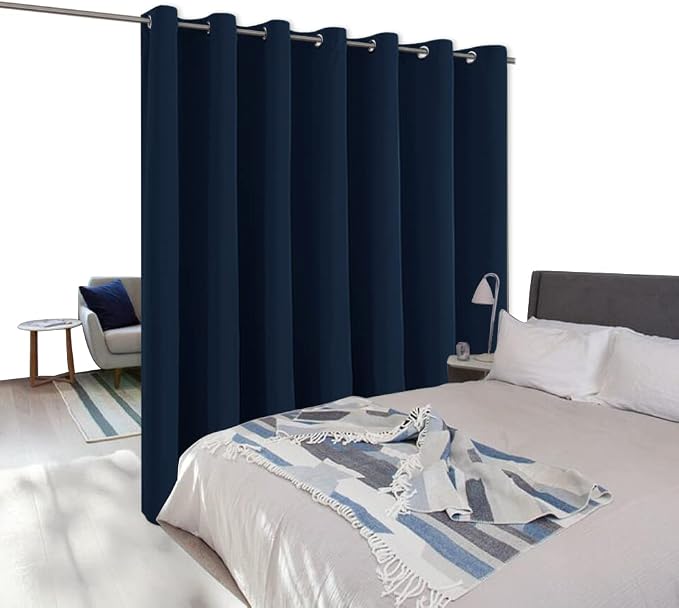 NICETOWN Room Divider Heavy Curtain Screen Partitions, Privacy Vertical Blinds - Image 2