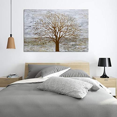 Yihui Arts Hand Painted Abstract Tree Painting - Image 8