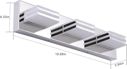 LED Vanity Lights 20in Bathroom Lights Fixtures over Mirror 3 Light LED - Image 3