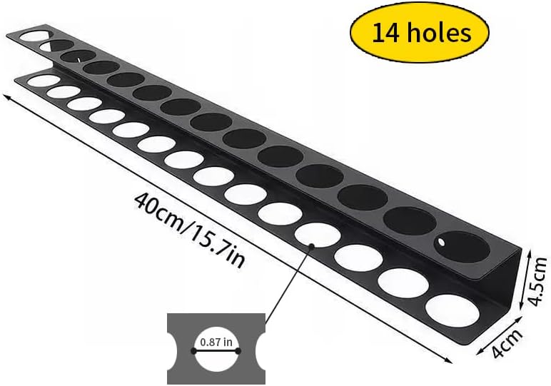 2 Pack Screwdriver Plier Organizer Wall Mount Steel Wall Mount Tool Storage Rack Screwdriver Organizer Hand Tool Hammer Pliers Storage Rack For Garage Workshop Homes Workshops Sheds