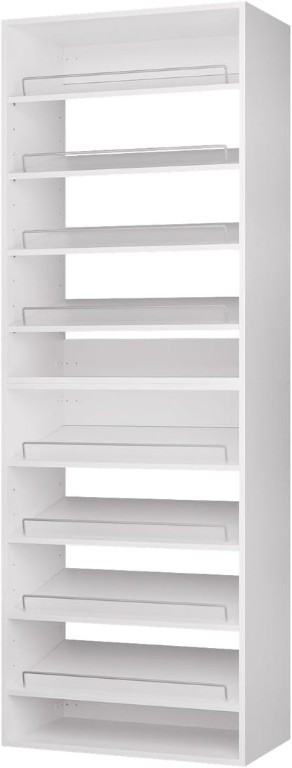ROOMTEC Modular Closet System, 31.5" Shoe Shelf Closet Tower Wall-Mounted - Image 7