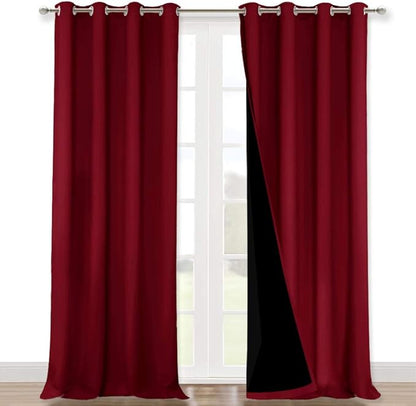 NICETOWN Cold Blocking Curtains, Truly Blackout Drapes, Heavy-Duty Full Light by NICETOWN