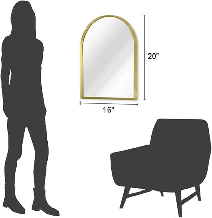 Arch Wall Mirror Aluminum Alloy Frame Bathroom Wall Mirror - Image 7