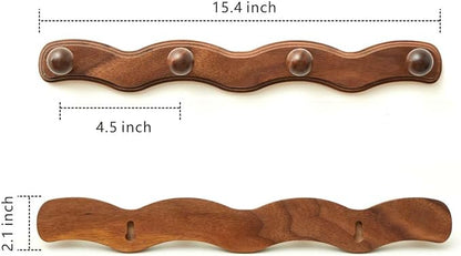 Wood Coat Rack Wall Mount - Image 5
