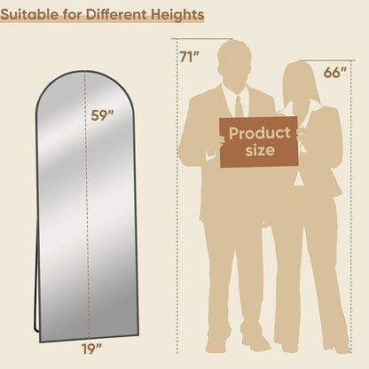 Full Length Mirror, Tall Mirrors Body Floor Mirror - Image 8
