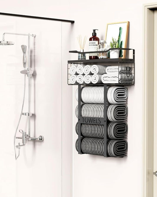 Wall Mounted Towel Rack for Bathroom - Image 2
