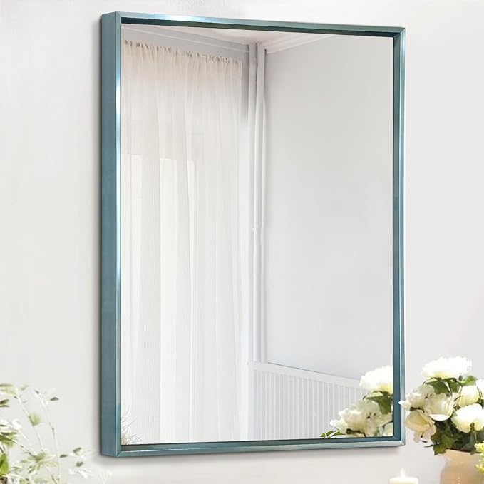 AAZZKANG Small Wall Mirror Decorative Metal Framed Mirrors Modern by AAZZKANG