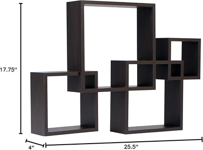 Danya B. BR1023ES Decorative Wall Mount Floating Intersecting Cube Accent Wall - Image 2