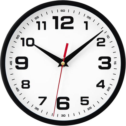 14 Inch Wall Clock Silent Non-Ticking Modern Clocks Battery Operated Large by Warminn