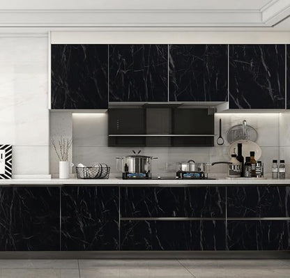 Arthome 23.6x200 Inches Black Marble, Peel and Stick Wallpaper, Marble Contact - Image 4