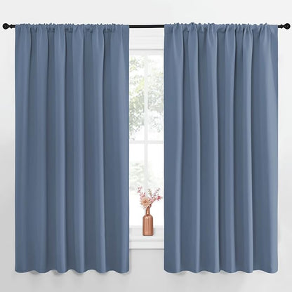 NICETOWN Blackout Curtains for Bedroom, Window Treatment Energy Saving Thermal by NICETOWN