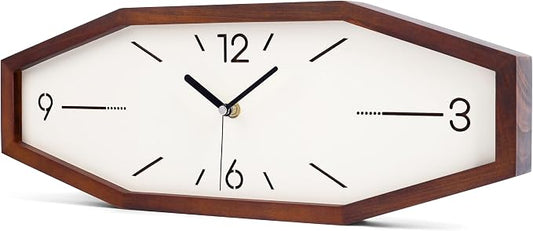 DaguyS Wooden Retro Wall Clocks, 18 Inches Square Clocks Rectangular Wall Clock by Unknown