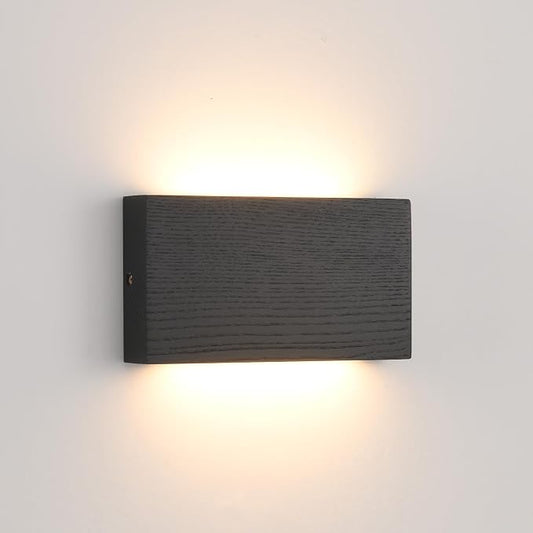 Black Wood wall sconces Lights Indoor by QJCMUUYI