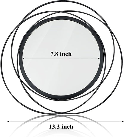 2 Set. Circle Mirrors for Wall Decor for Living Room Bedroom Bathroom Entryway - Image 7