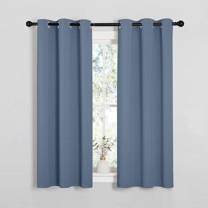 NICETOWN Kitchen Curtains with Grommet Top, Privacy & Room Darkening Thermal by NICETOWN