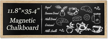 Magnetic Chalkboard for Wall, Long Chalk Board, Wall Hanging Menu for Restaurant - Image 2