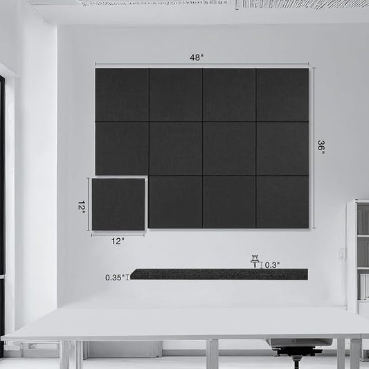 Large Cork Boards for Walls, 12 Pack Bulletin Boards Alternative, Cork Board - Image 2