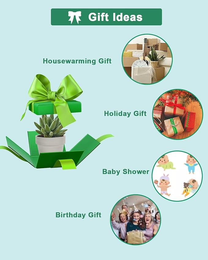 vensovo 48 Pcs 2" Tiny Terracotta & Terra Cotta Pots with Drainage - Steel Blue Small Mini Clay Ceramic Pottery Planter Ideal for Indoor/Outdoor Plants, Crafts, Wedding Favors