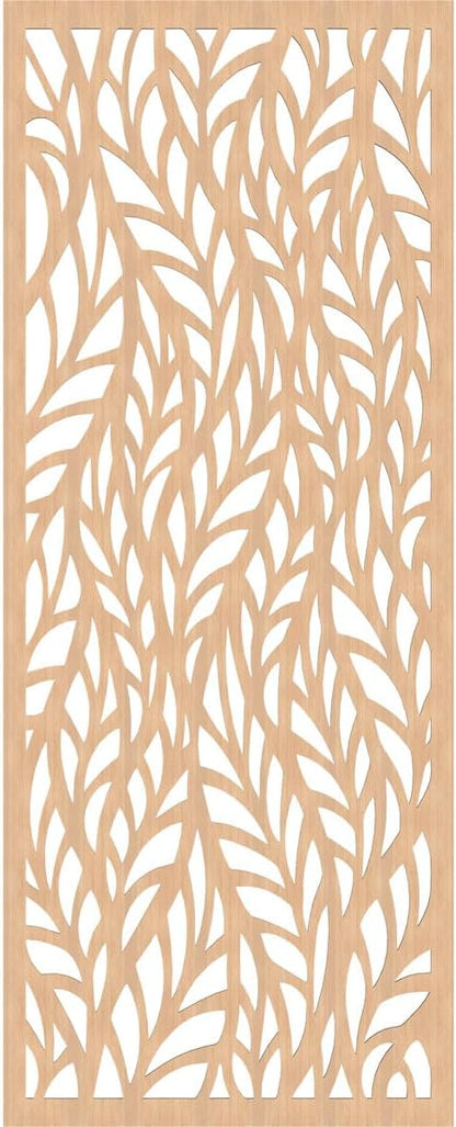 25 3/8"W x 64 3/8"H x 1/4"T Ortonville Decorative Fretwork Wood Wall Panels - Image 4