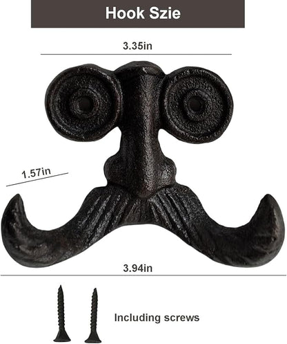Cast Iron Hook, Heavy Duty Vintage Cast Iron Hook - Image 3