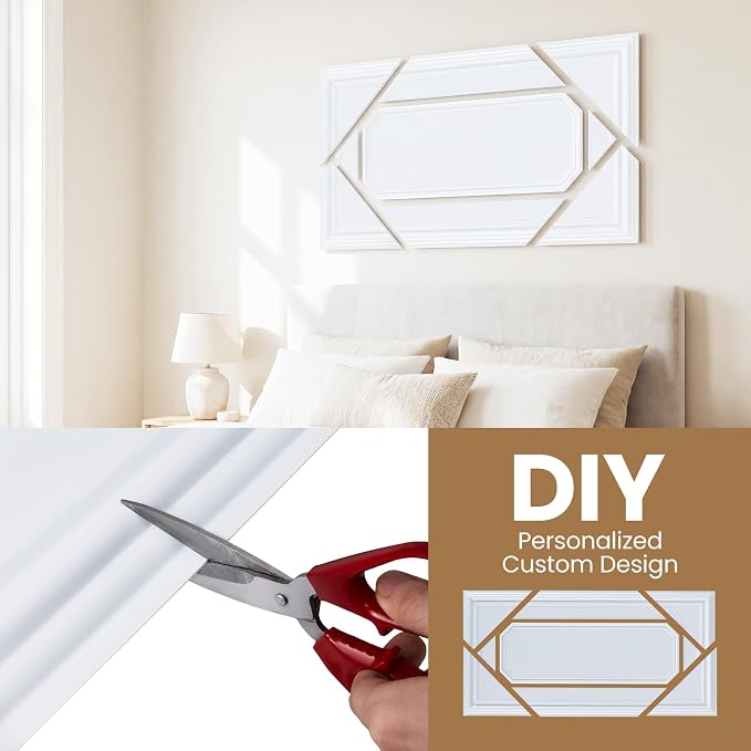 Giantex 12 Pack PVC Wall Panels, Glue Up or Drop Ceiling Panel, Waterproof 3D - Image 6