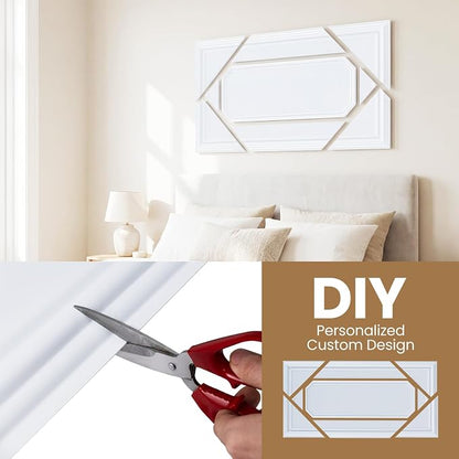 Giantex 12 Pack PVC Wall Panels, Glue Up or Drop Ceiling Panel, Waterproof 3D - Image 6