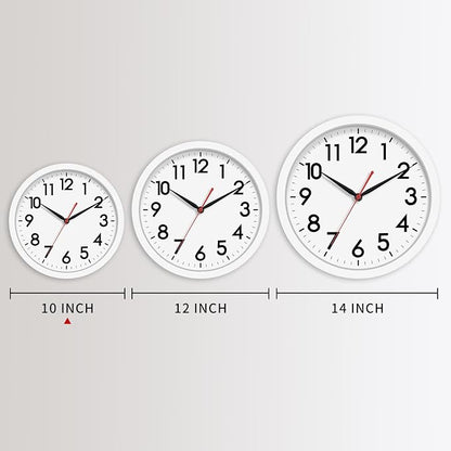 AKCISOT Wall Clock Silent Non Ticking Modern Wall Clocks Battery Operated 10 - Image 2