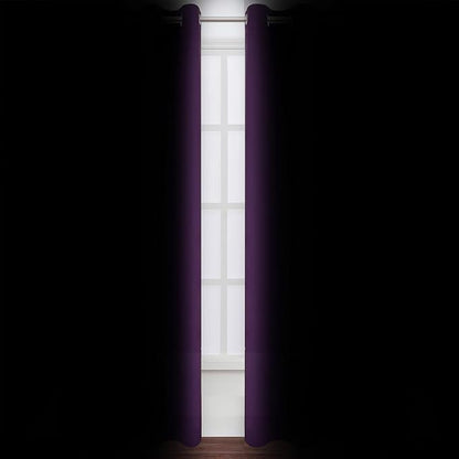 LEMOMO Purple Thermal Blackout Curtains/38 x 84 Inch/Set of 2 Panels Room - Image 3