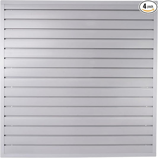 Slatwall Panel Garage Organizer Heavy Duty Wall Mounted, PVC Slat Panels Home by FRAYSCENT