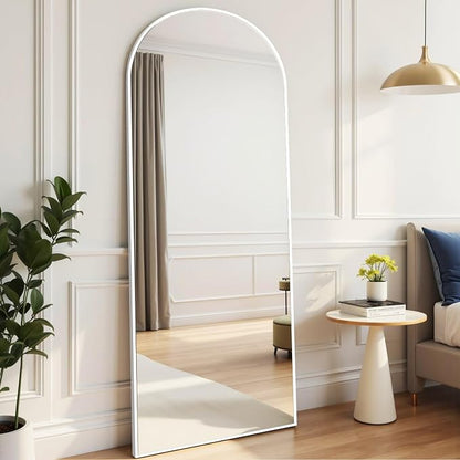 Rowjut Floor Mirror Arched Mirror Full Length 56"X20"Full Length Mirror can be - Image 5